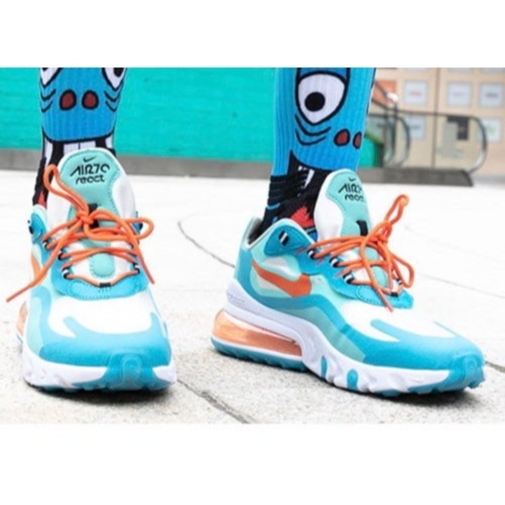 Nike shoes Basketball tennis training fashion athletic white green